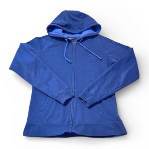 The North Face Royal Blue Full-Zip Hoodie size large